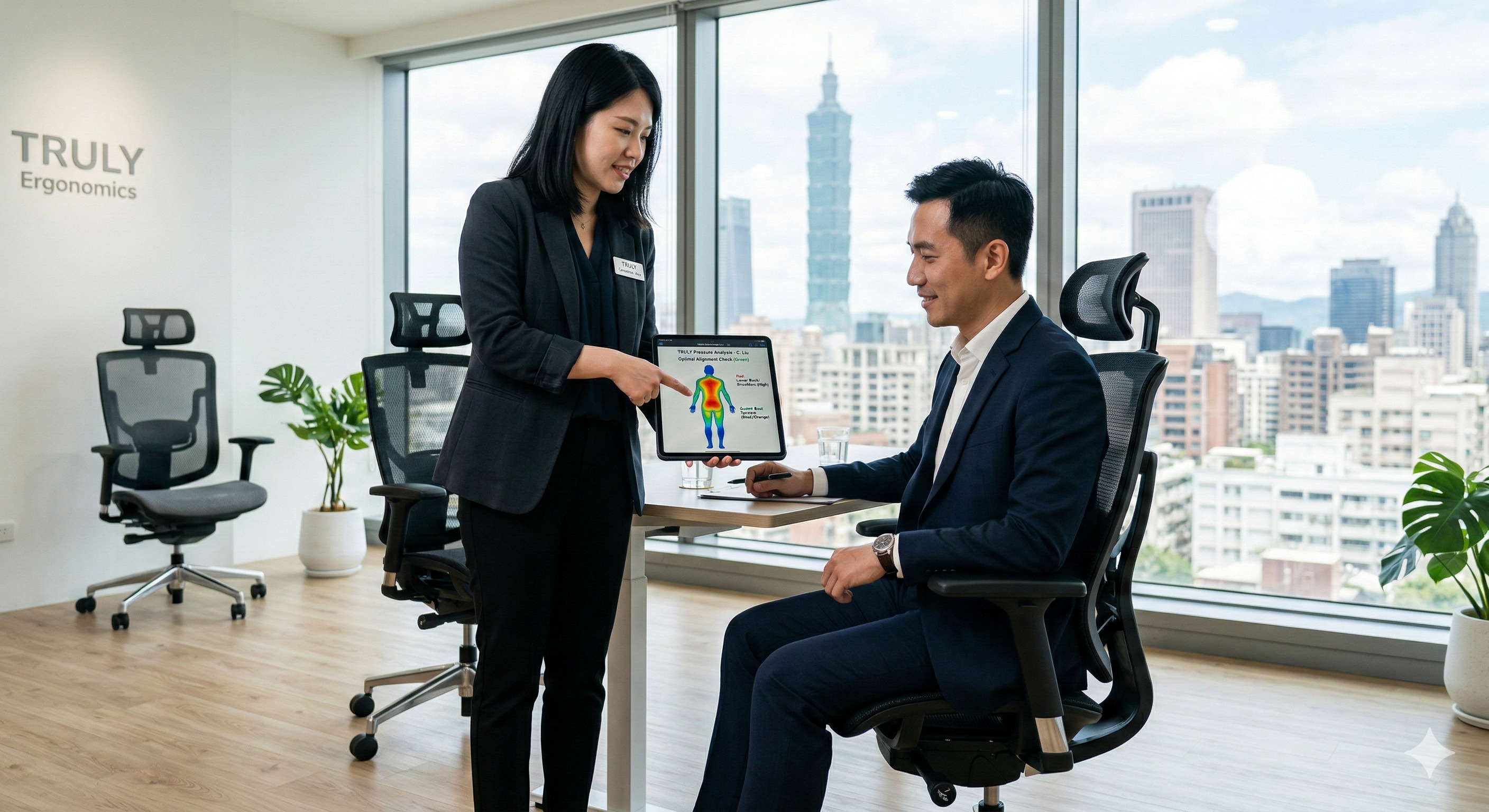 AI壓力掃描過程